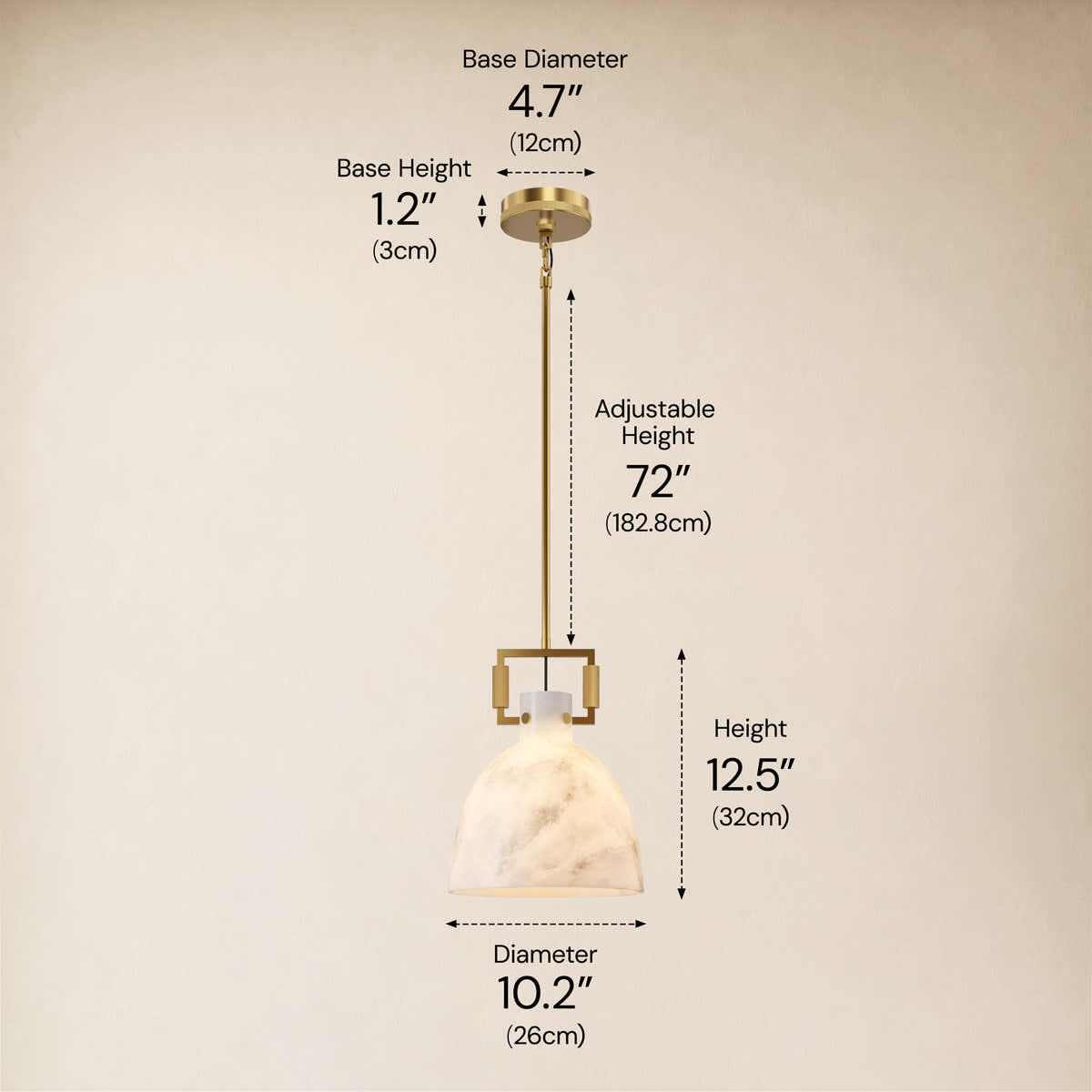 #Finish_Gold,Size_10.2" dimensions 2