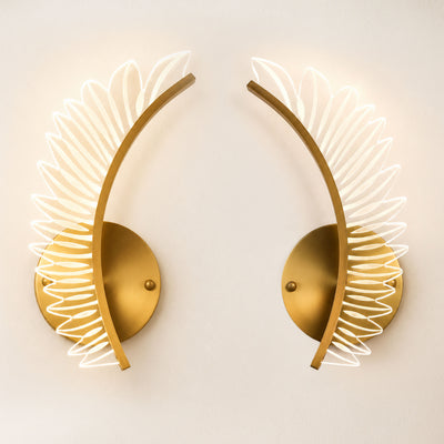 Pennata Acrylic Wing Wall Sconce
