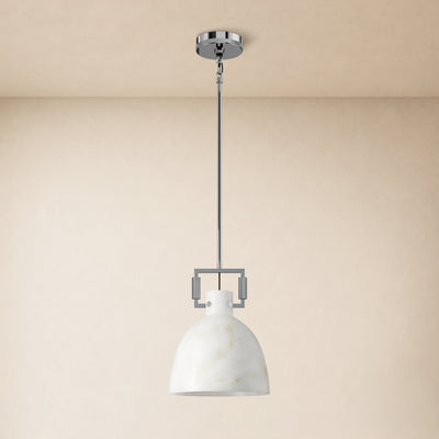 Lioren Resin Dome Pendant Light 10.2"D