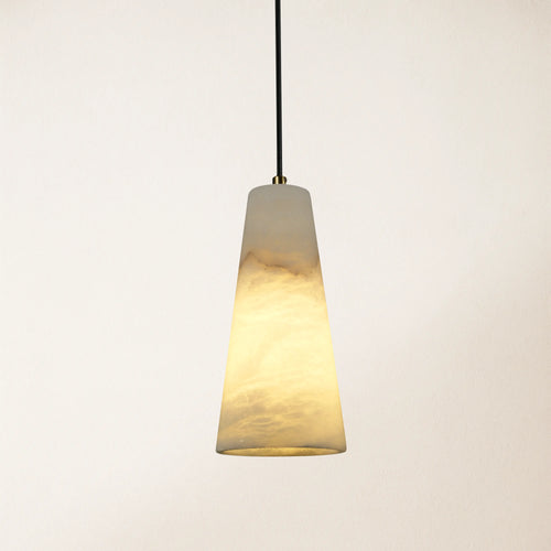 Capus Conical Alabaster Pendant 12.7cm