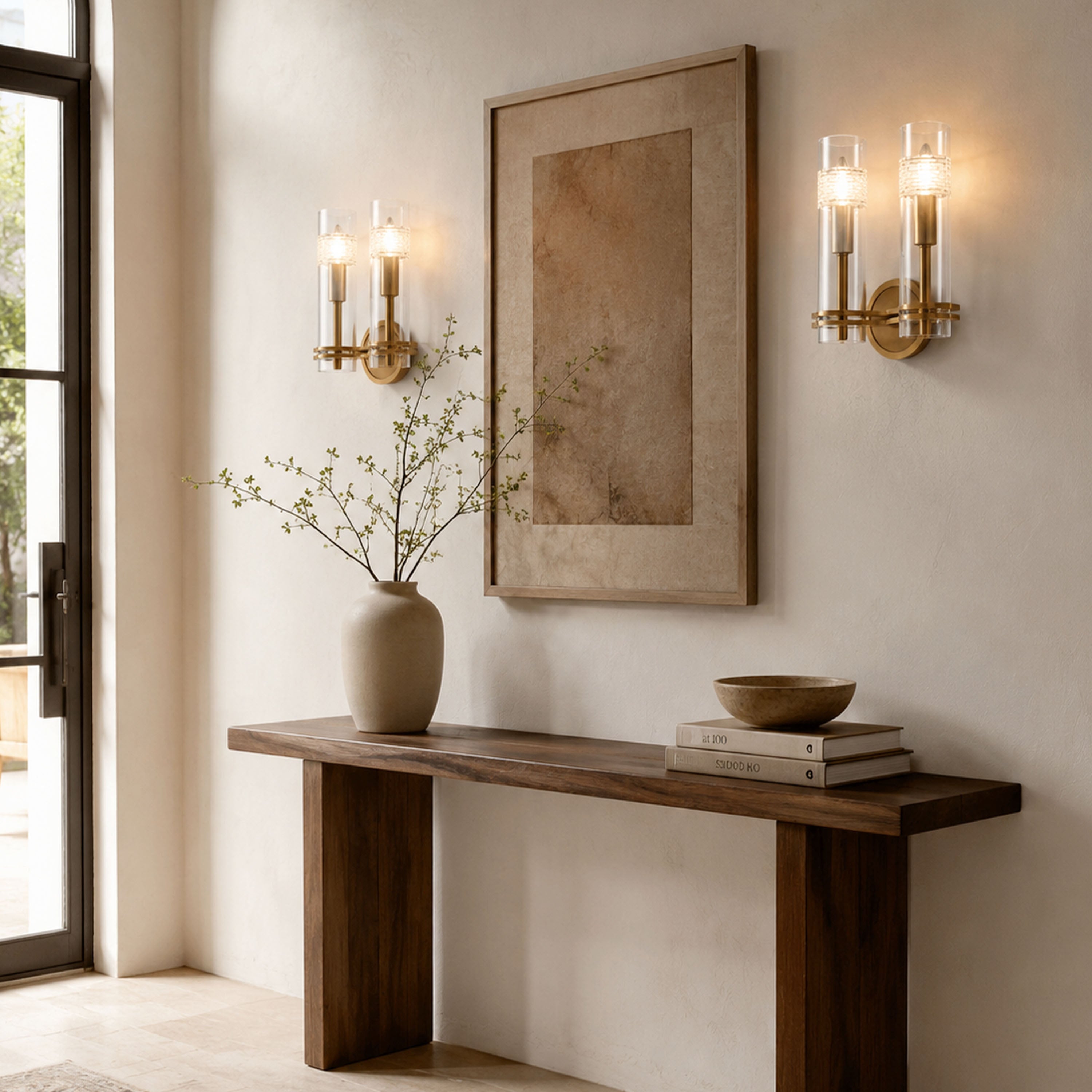Aureline Glass Wall Sconce