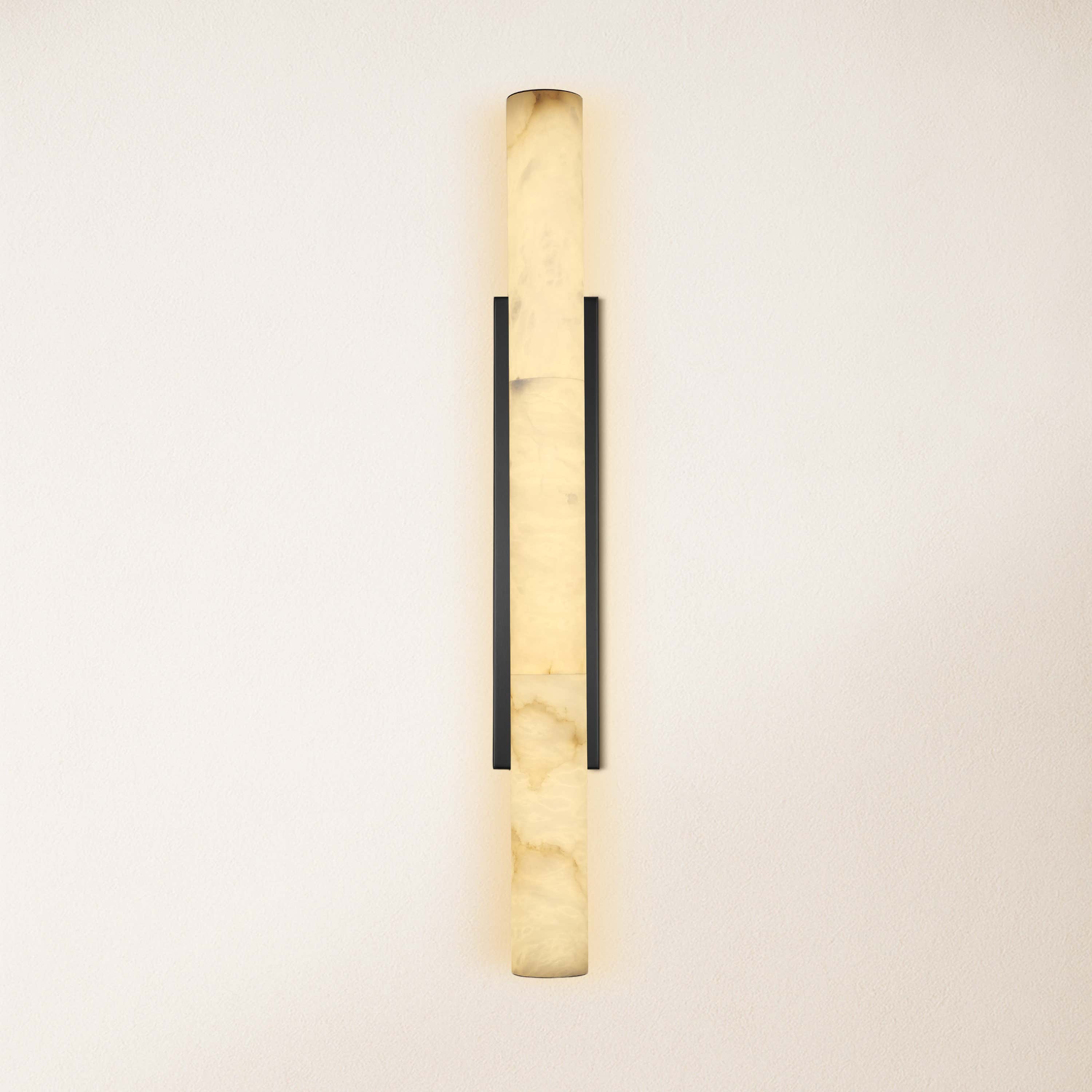 Sylvia Palladian Alabaster Wall Sconce 91cm H