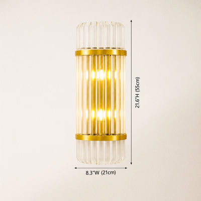 Oryana Crystal Icicle Wall Sconce 8.3"