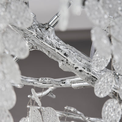 Shiro Noda Crystal Tree Branch Linear Chandelier 72"W