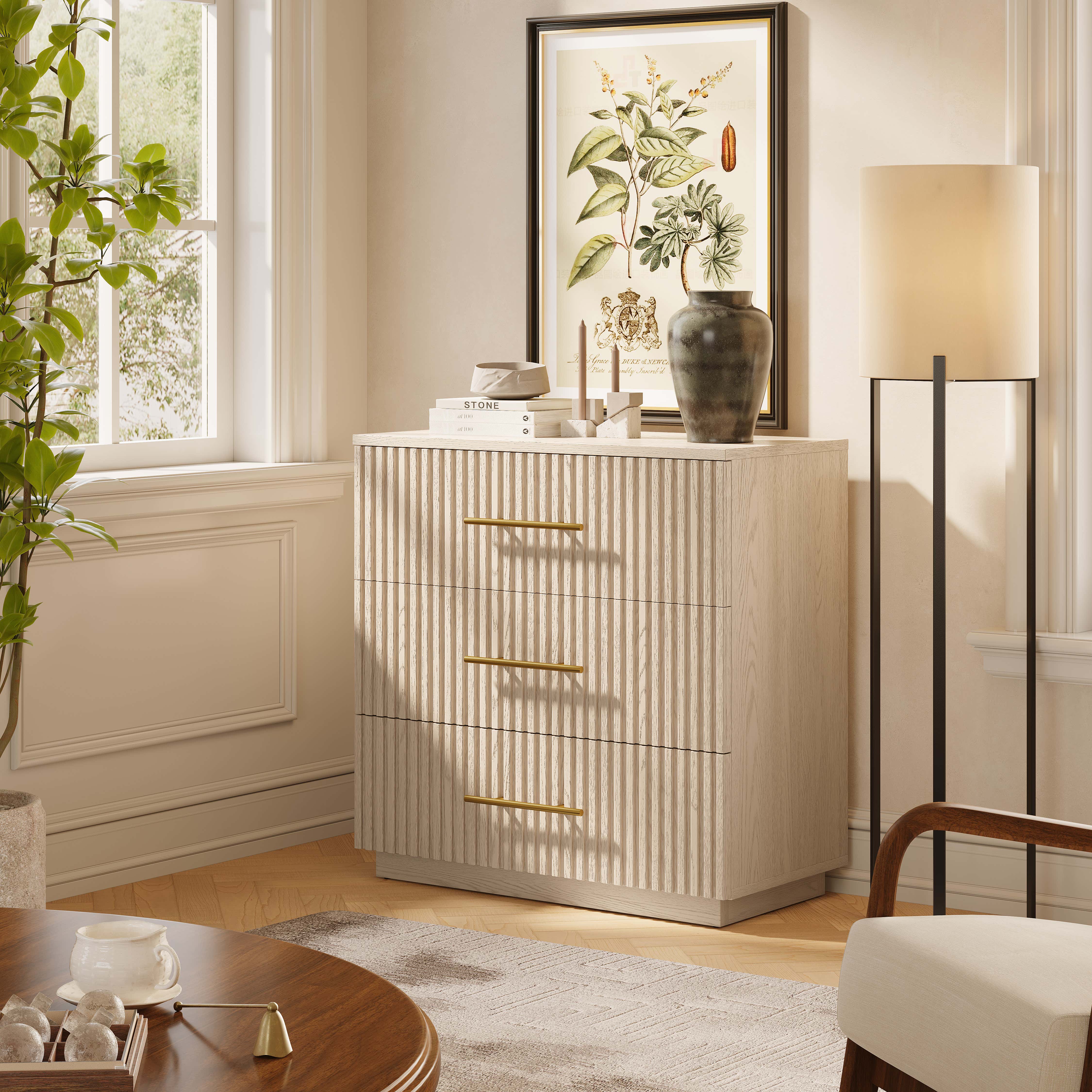Holt 32" Oak Drawer Chest
