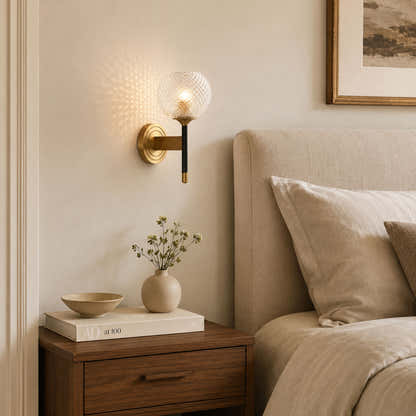 Telara Lattice Glass Wall Sconce