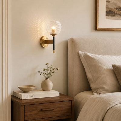 Telara Lattice Glass Wall Sconce