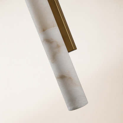 Sylvia Palladian Alabaster Wall Sconce 91cm H
