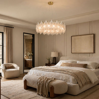 Veliora Layered Glass Chandelier