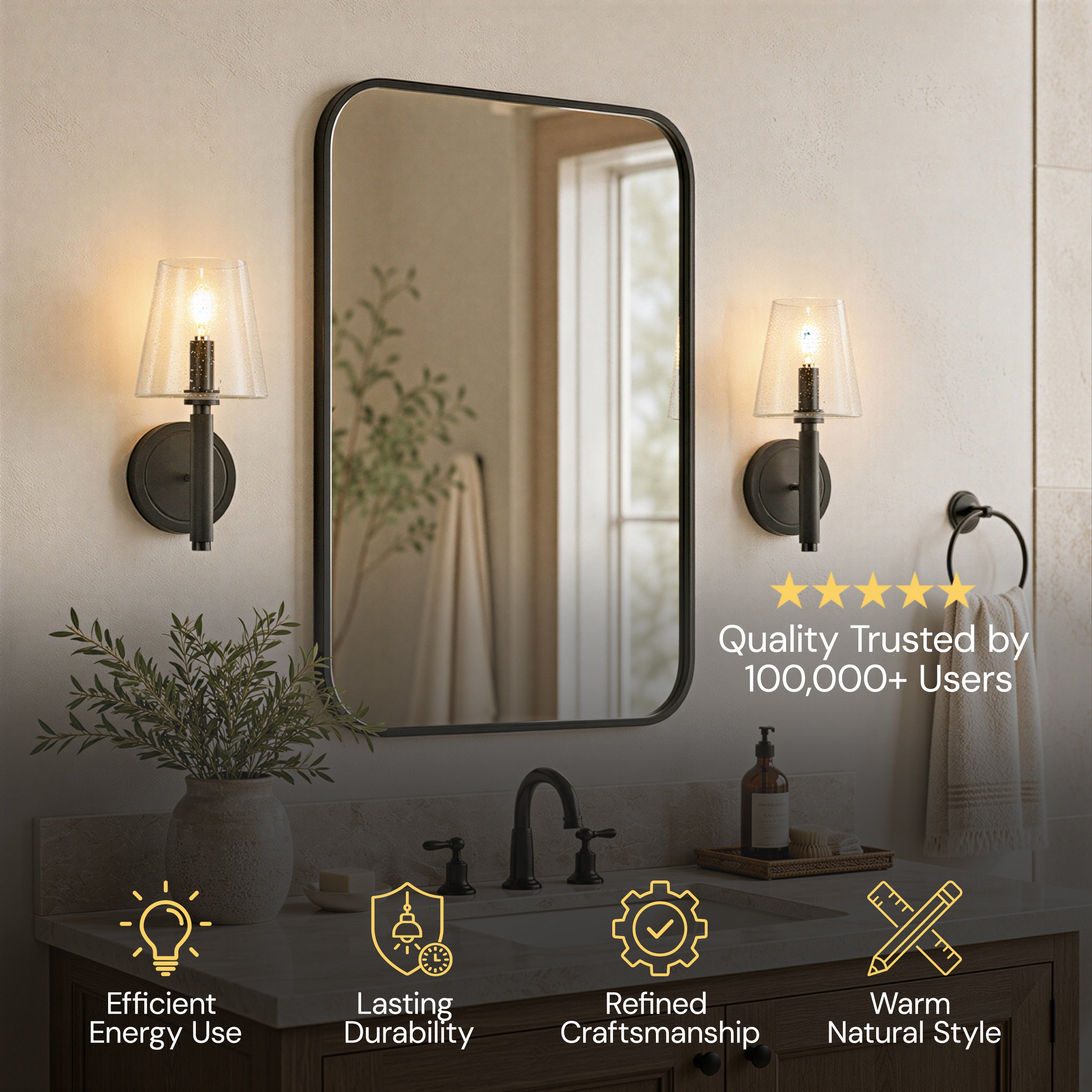 Evora Bubble Glass Wall Sconce
