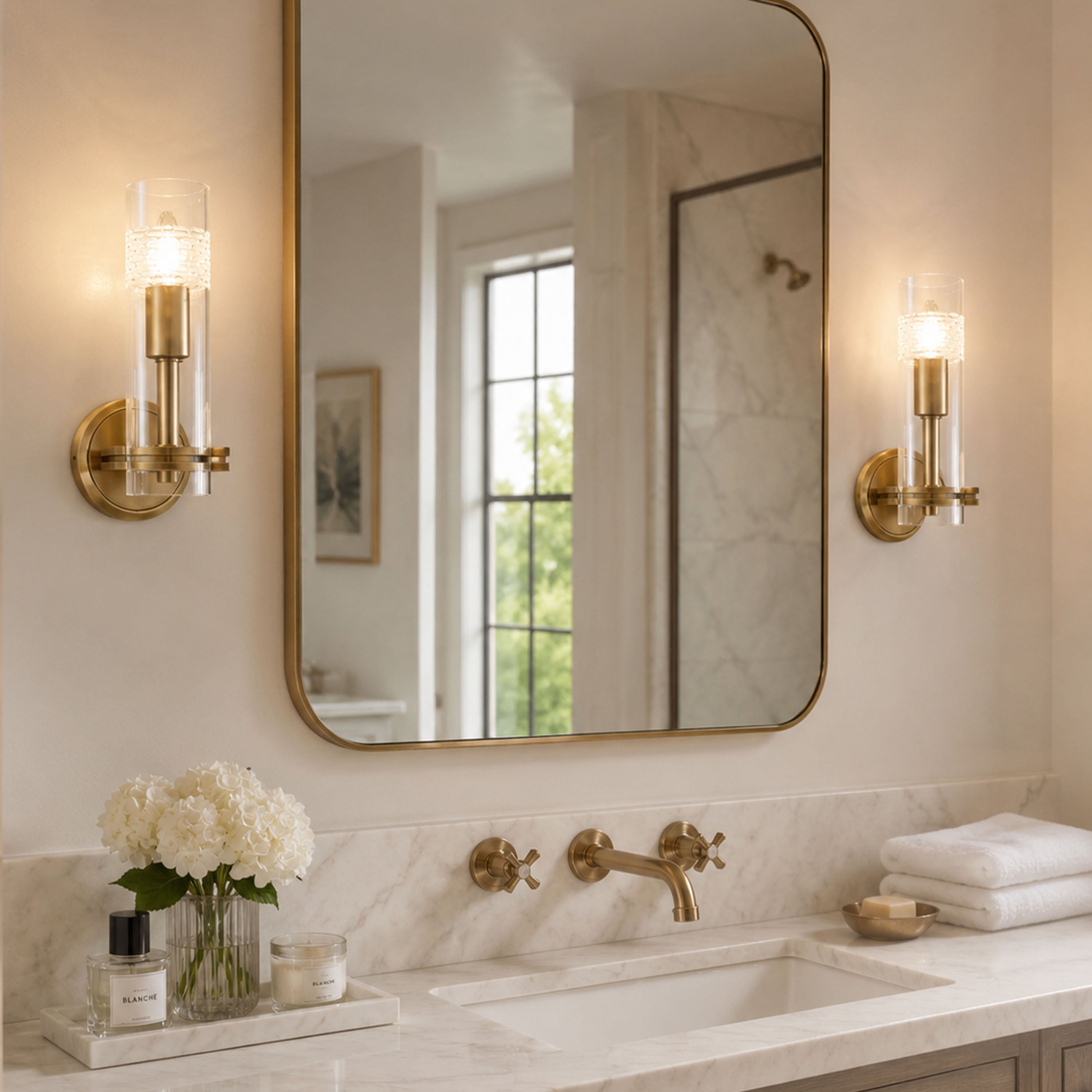 Aureline Glass Wall Sconce