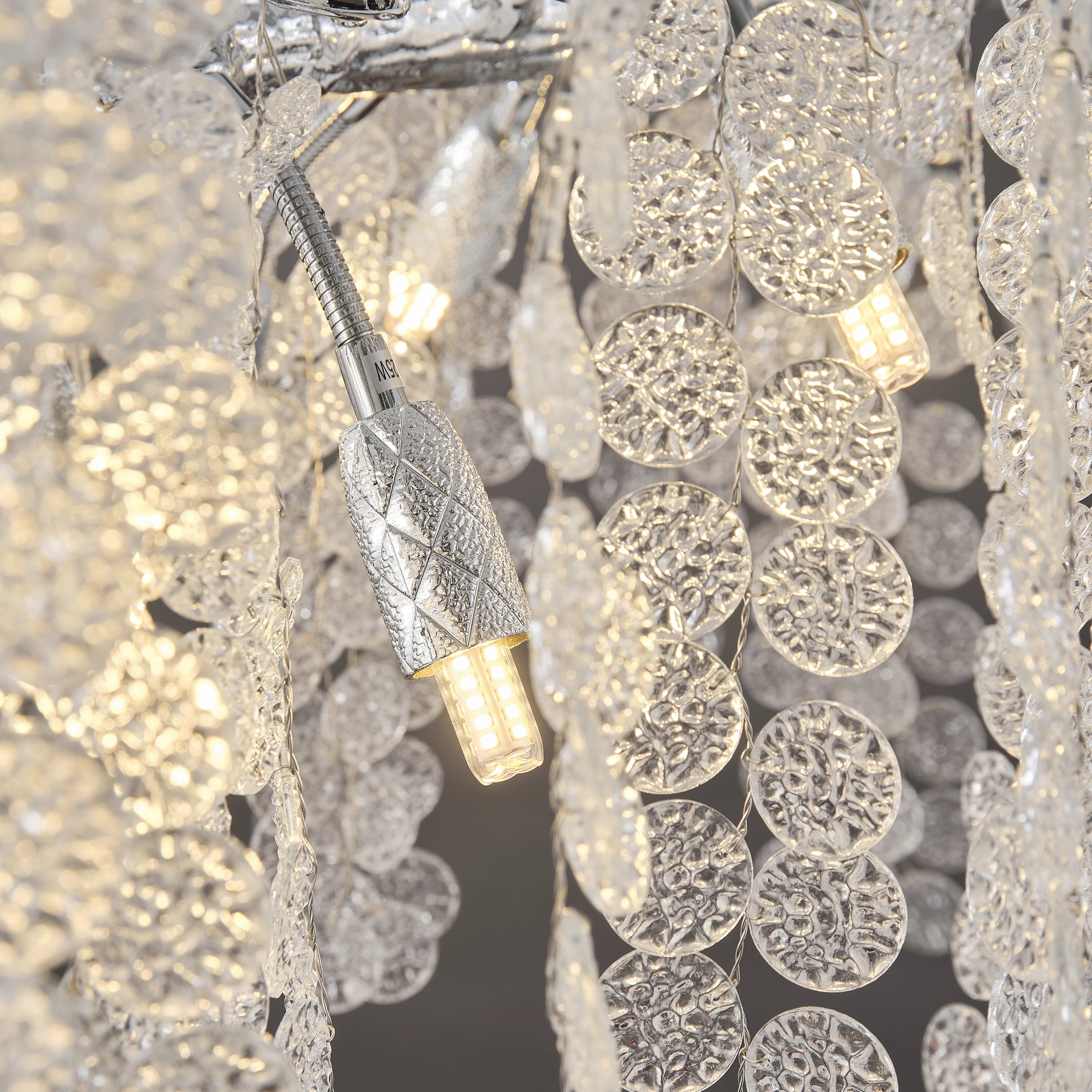 Shiro Noda Crystal Tree Branch Linear Chandelier 182.9cm