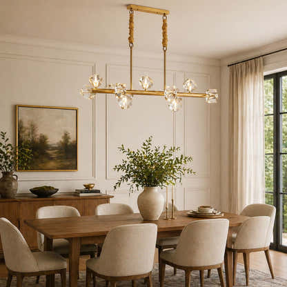 Stravon Radiant Structure Crystal Linear Chandelier