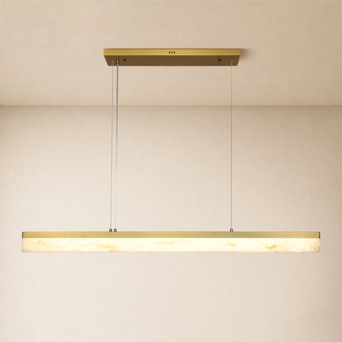 Solvane Resin Linear Chandelier 47.2"W