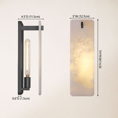 Lunara Alabaster Wall Sconce 32 cmH