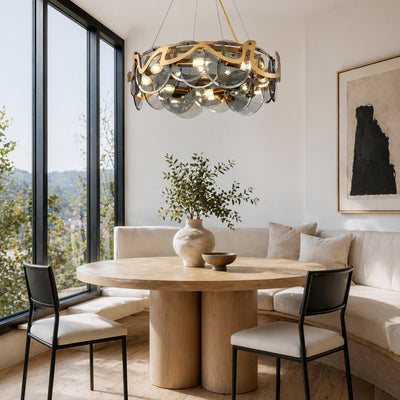 Avenor Ambient Glass Round Chandelier