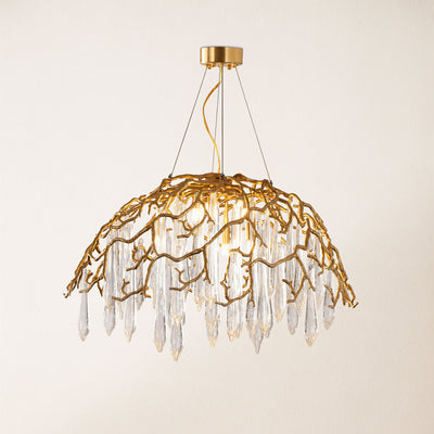 Aurevia Dome Glass Chandelier