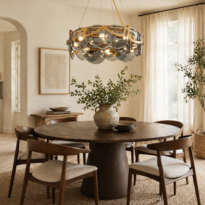 Avenor Ambient Glass Round Chandelier