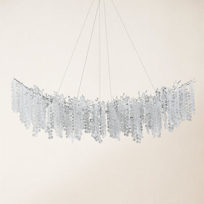 Shiro Noda Crystal Tree Branch Linear Chandelier 72"W