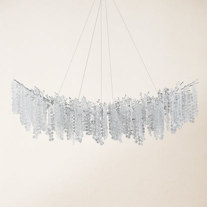 Shiro Noda Crystal Tree Branch Linear Chandelier 182.9cm