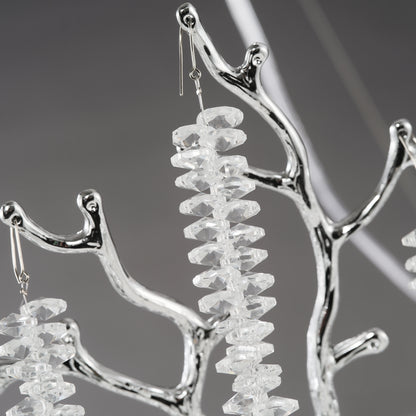Snow Tree Branches Linear Chandelier 140cm L