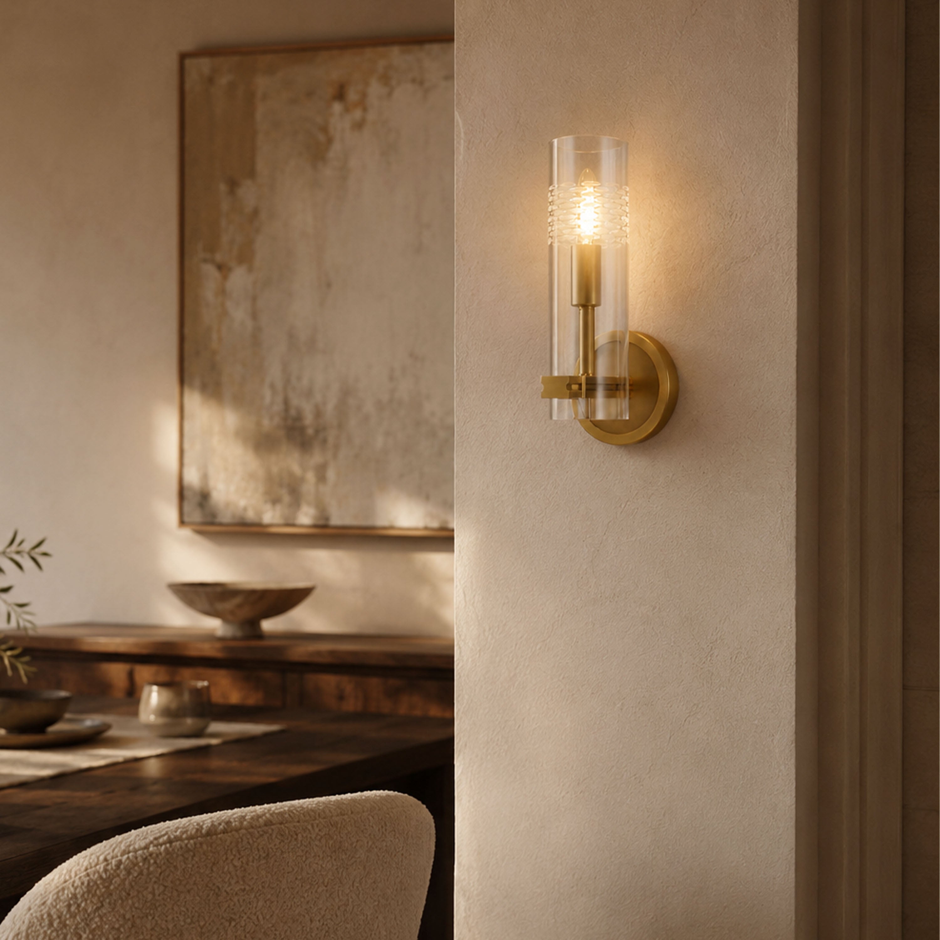 Aureline Glass Wall Sconce