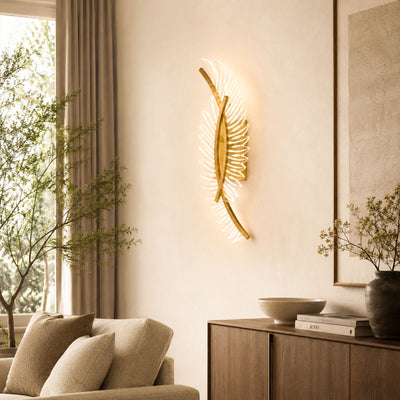 Pennata Acrylic Wing Wall Sconce
