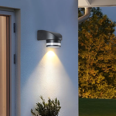Aegisgleam Round Up Down Outdoor Wall Light