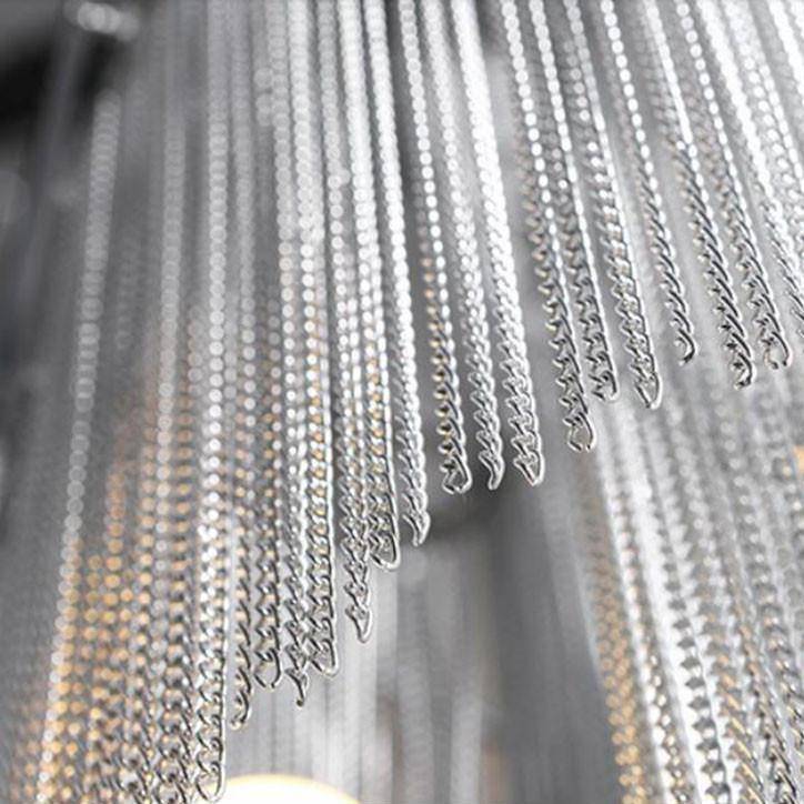 Teresa Cadena Metal Tassel Chandelier