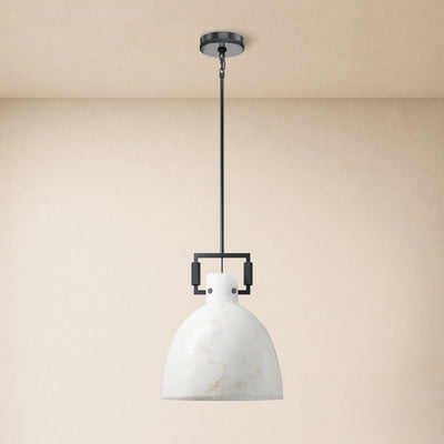 Lioren Resin Dome Pendant Light 14.2"D