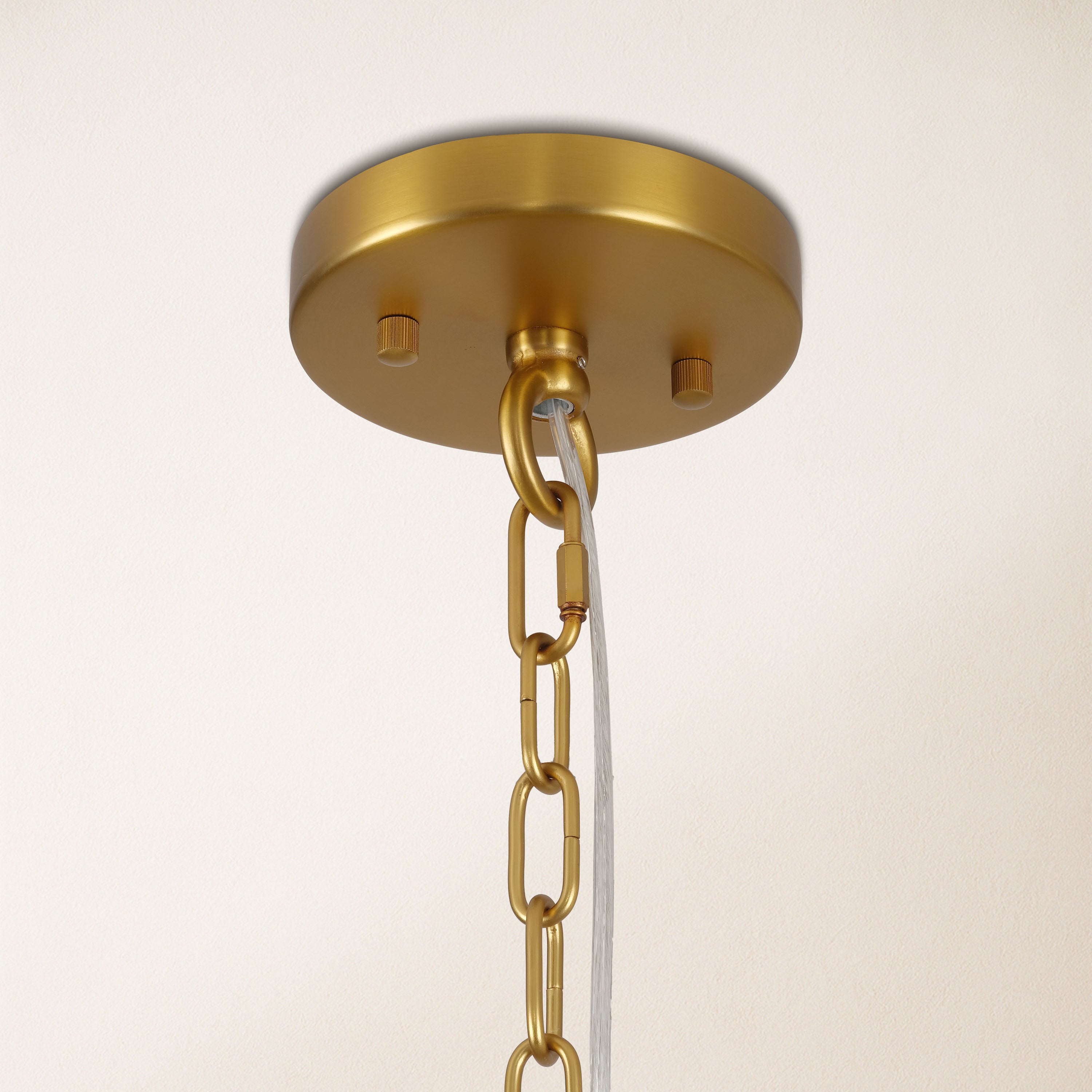 Ondalia Tiered Glass Round Chandelier 24"D