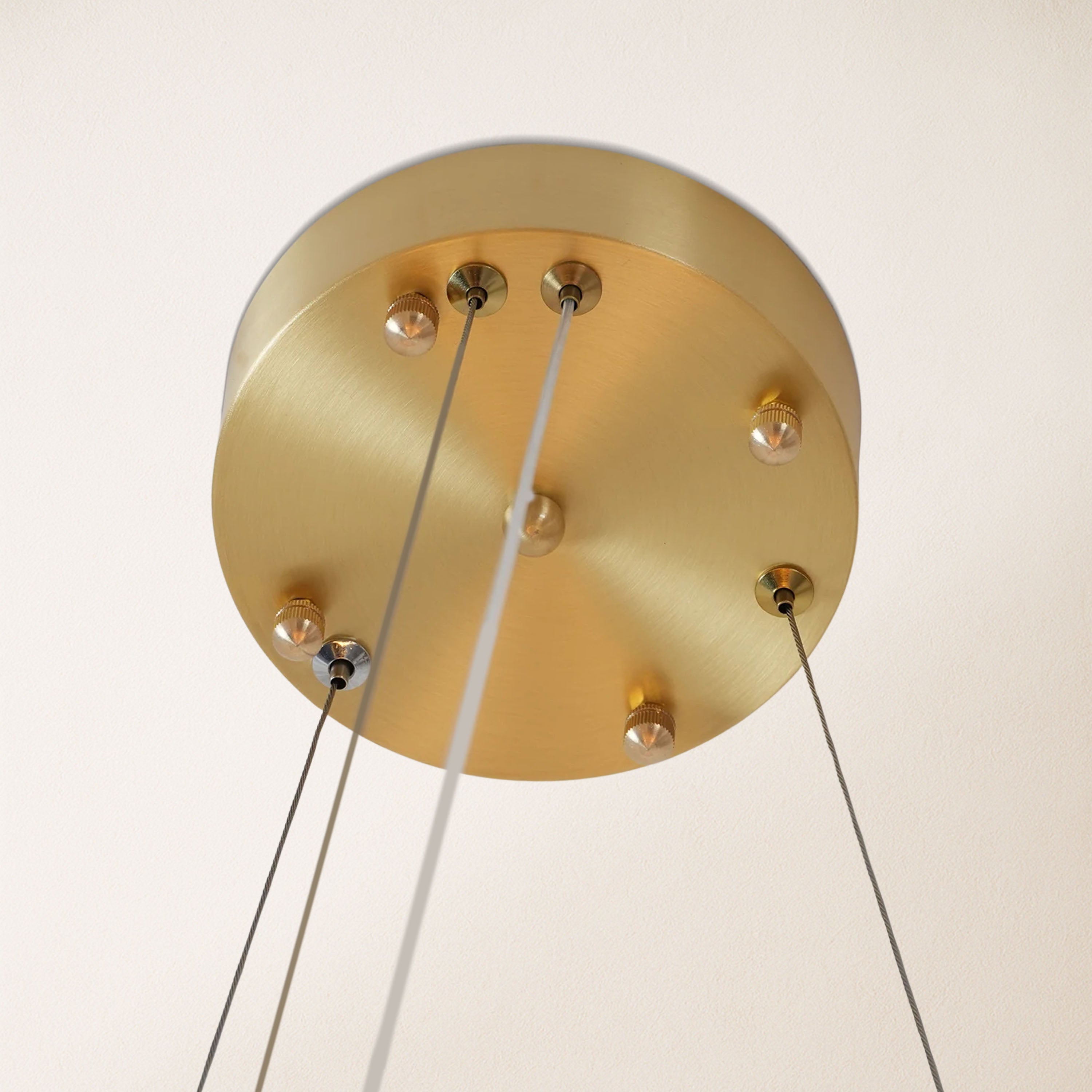 Calia Halo Alabaster Round Chandelier