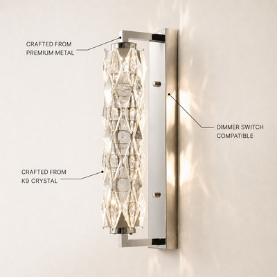Vivalia Crystal Wall Sconce