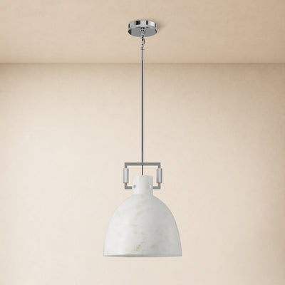 Lioren Resin Dome Pendant Light 14.2"D