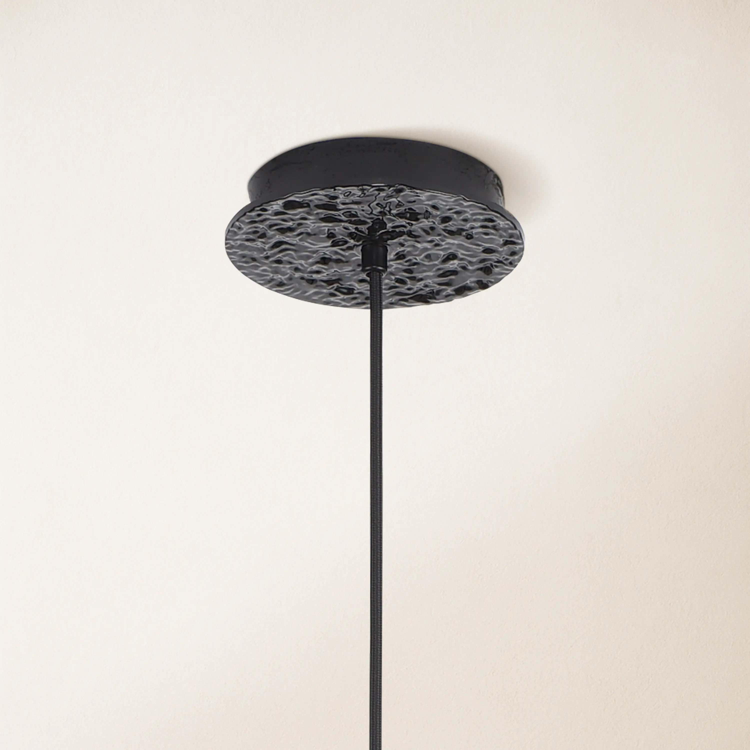 Elara Black Spherical Cage Chandelier 35.56cm