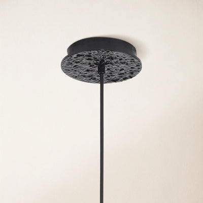 Elara Black Spherical Cage Chandelier 35.56cm