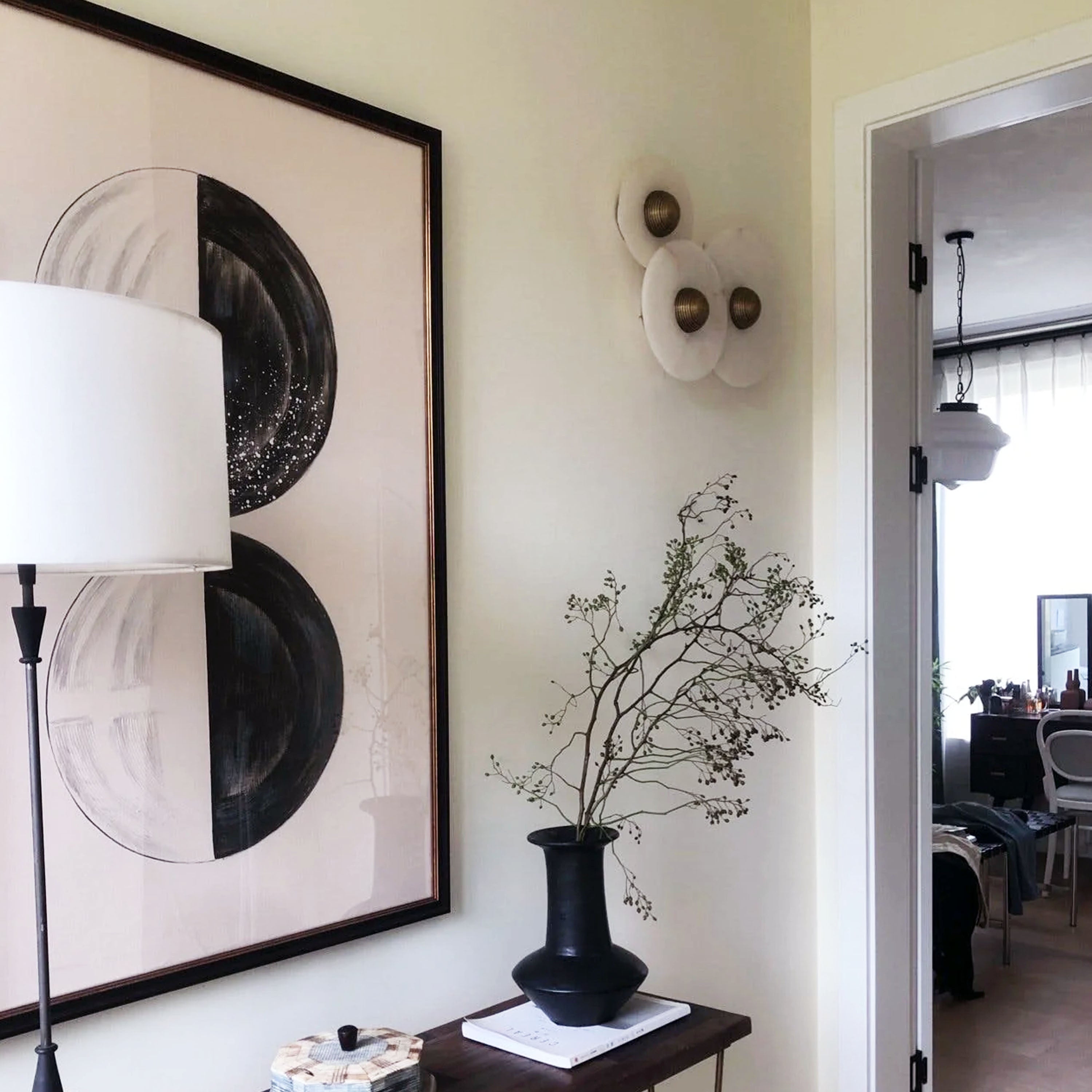 Miles Alabaster Wall Lamp 30cm D