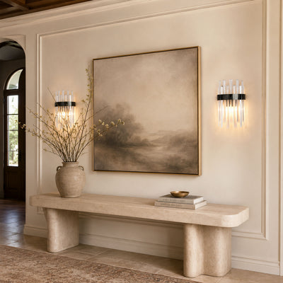 Oryana Crystal Icicle Wall Sconce 7.9"