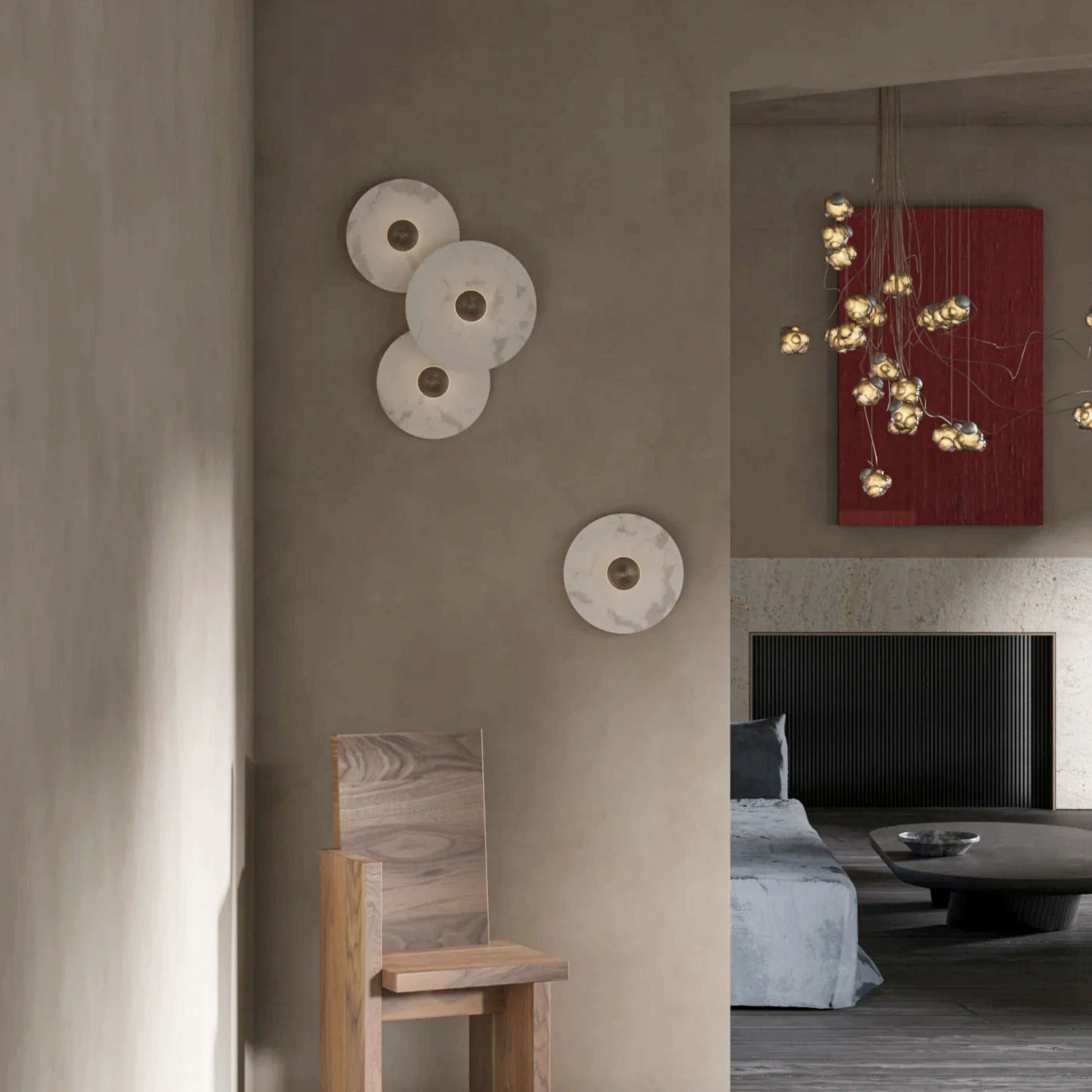 Miles Alabaster Wall Lamp 30cm D