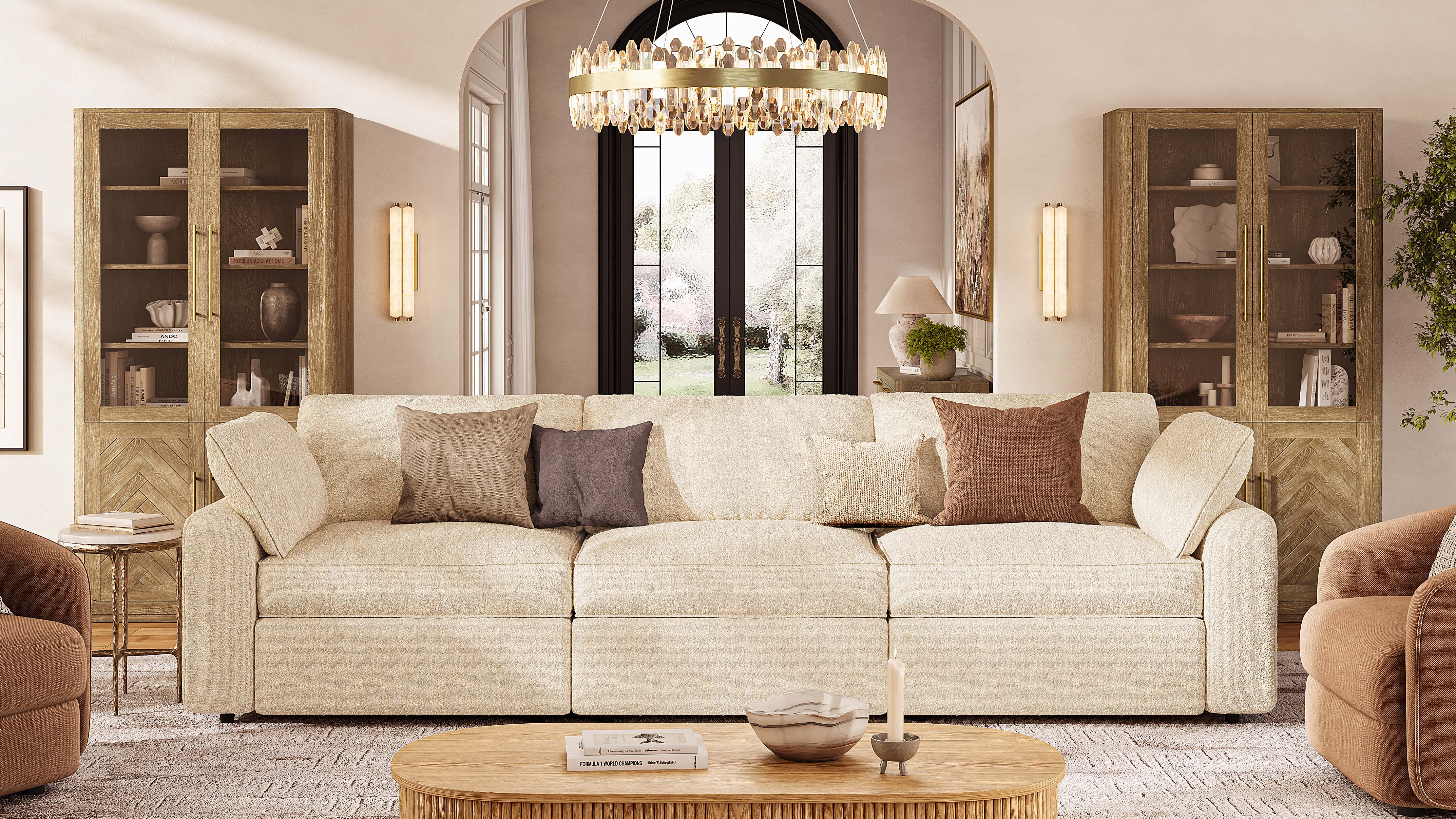 Alpine Modular Sectional Sofa (3-Seat)