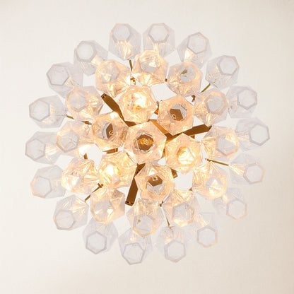 Celestial Drop Glass Crystal Glass Chandelier 43cm D