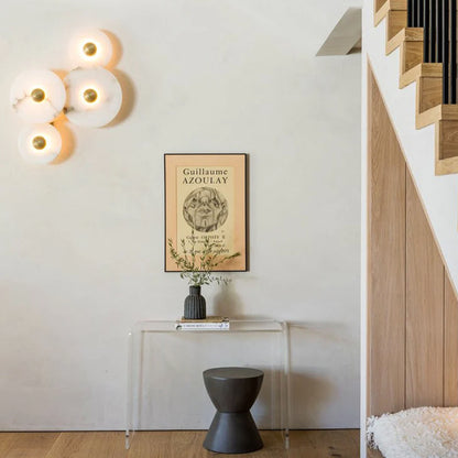 Miles Alabaster Wall Lamp 20cm D