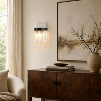 Oryana Crystal Icicle Wall Sconce 7.9"