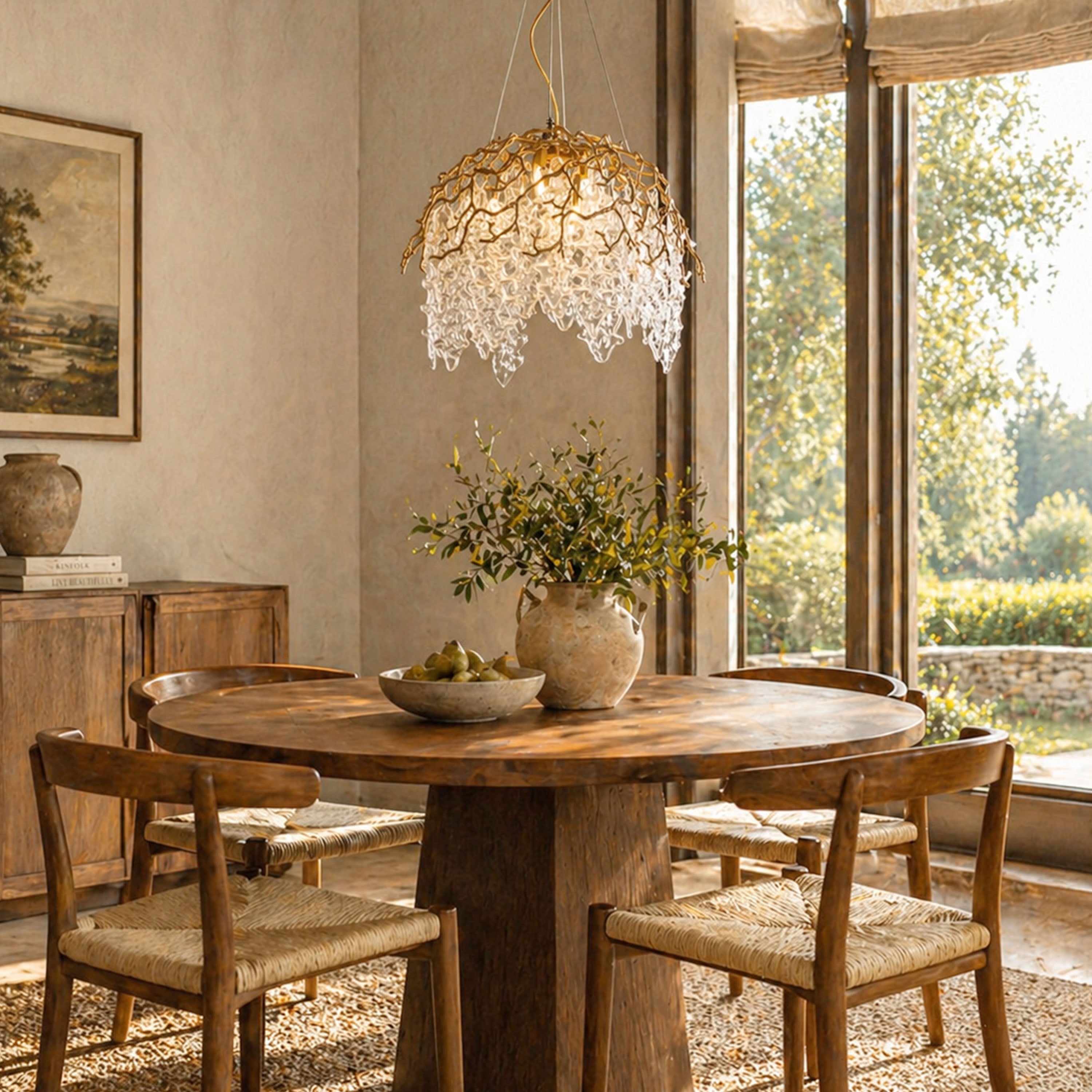 Aurevia Dome Glass Chandelier