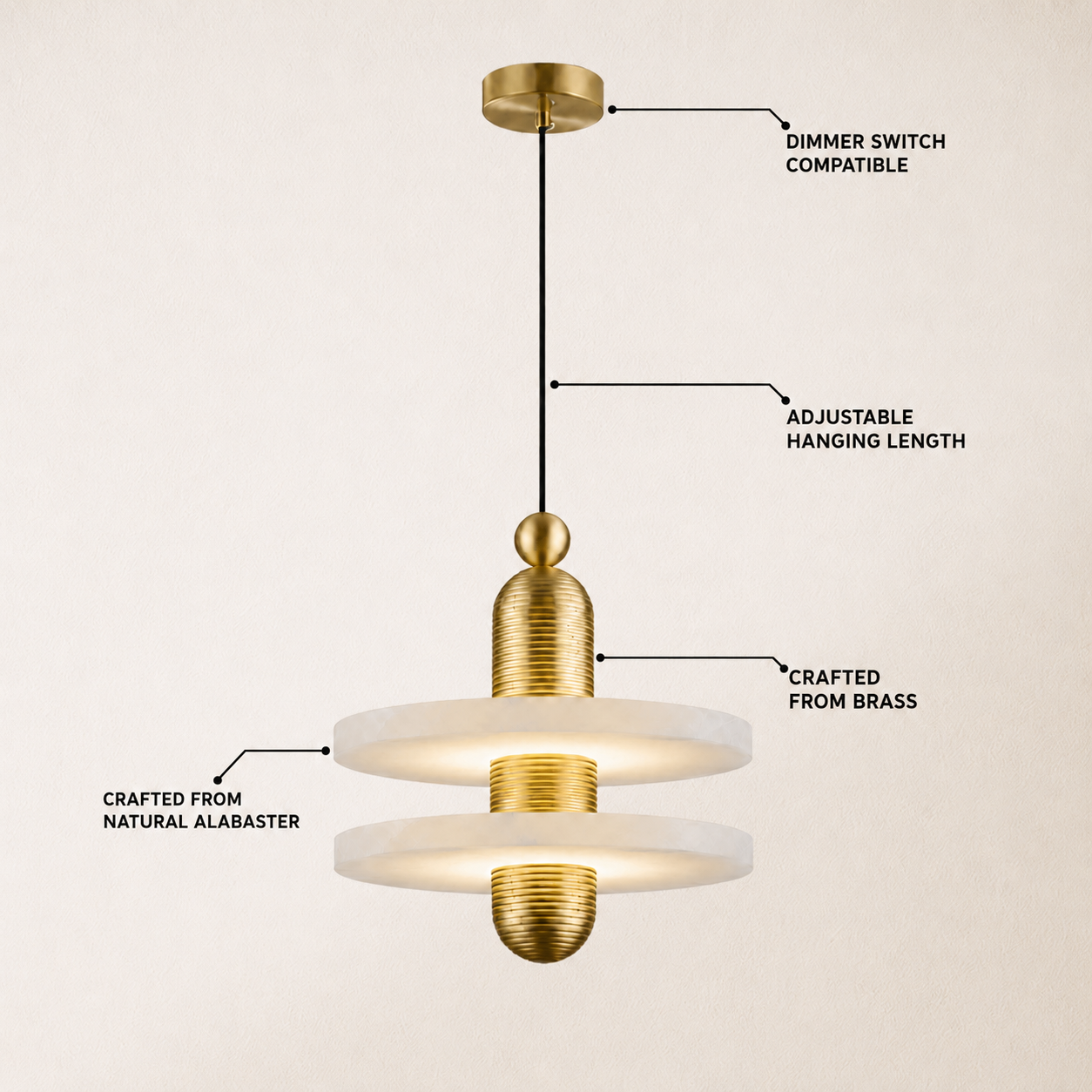 Median Mono Pendant Light