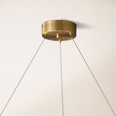 Calia Halo Alabaster Round Chandelier