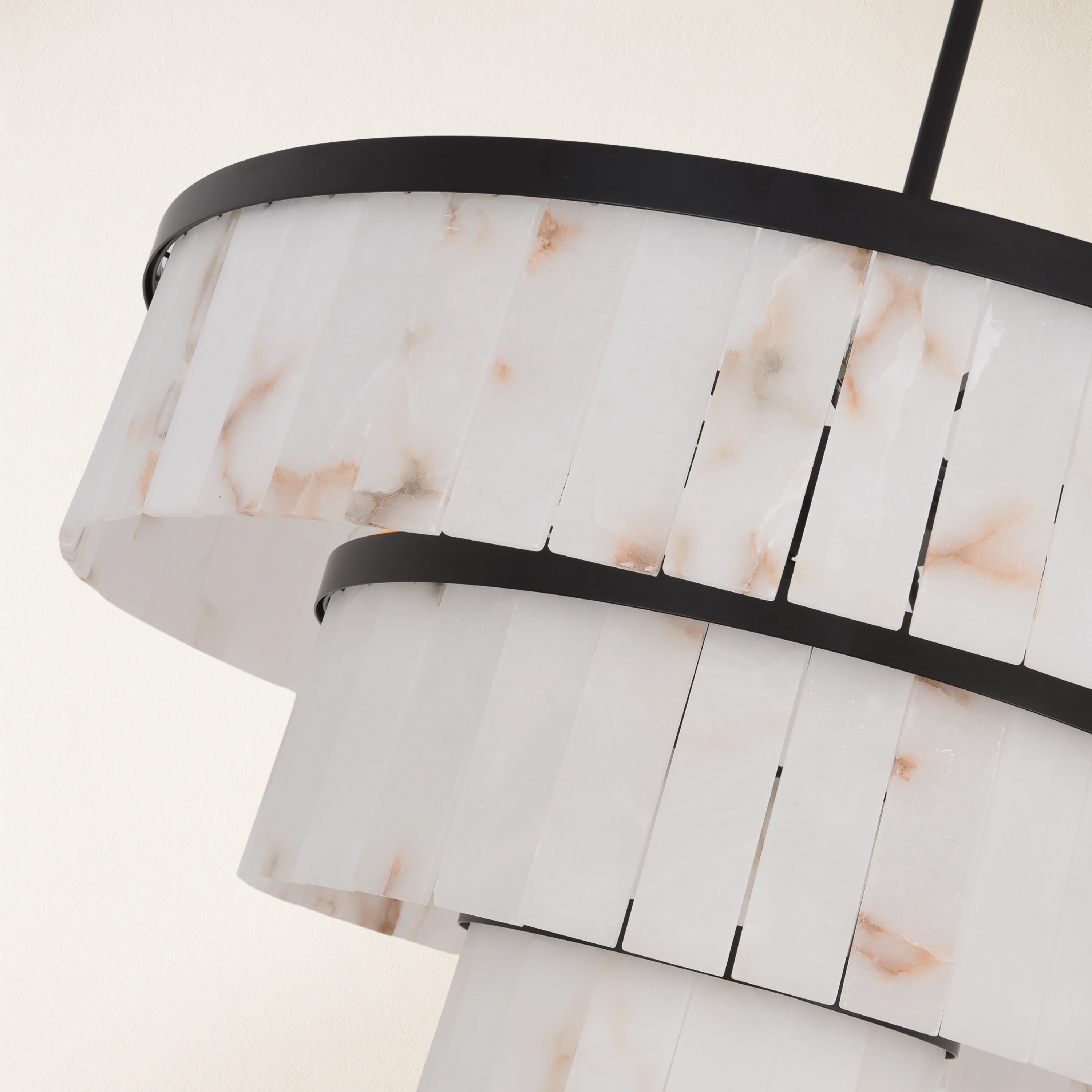 Solmare Alabaster Round Chandelier 86cm