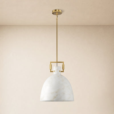 Lioren Resin Dome Pendant Light 18"D