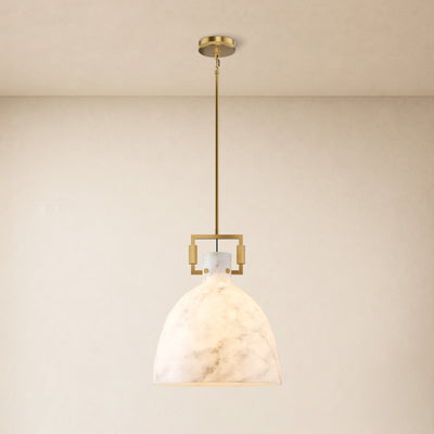 Lioren Resin Dome Pendant Light 18"D
