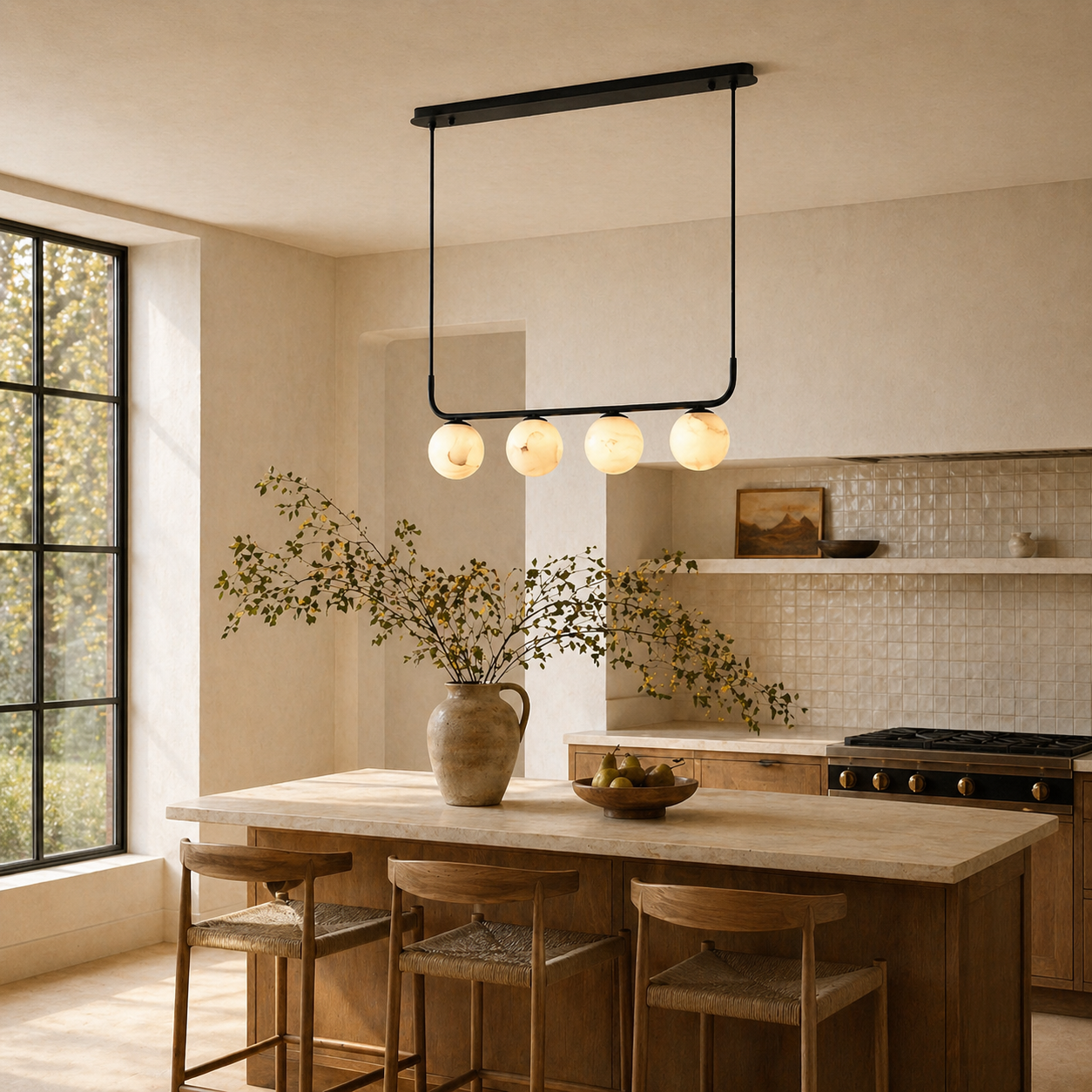Betrica Alabaster Linear Chandelier